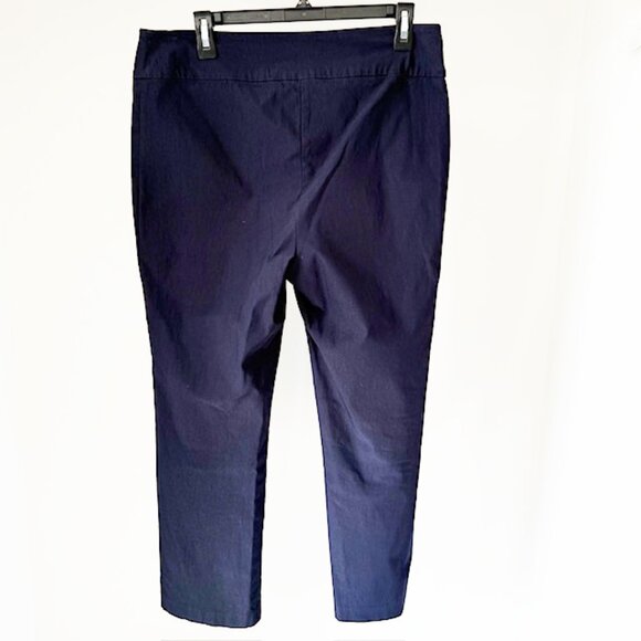 Lisette L Montreal Pull On Pants, Navy Blue, Size 12 - Picture 4 of 8